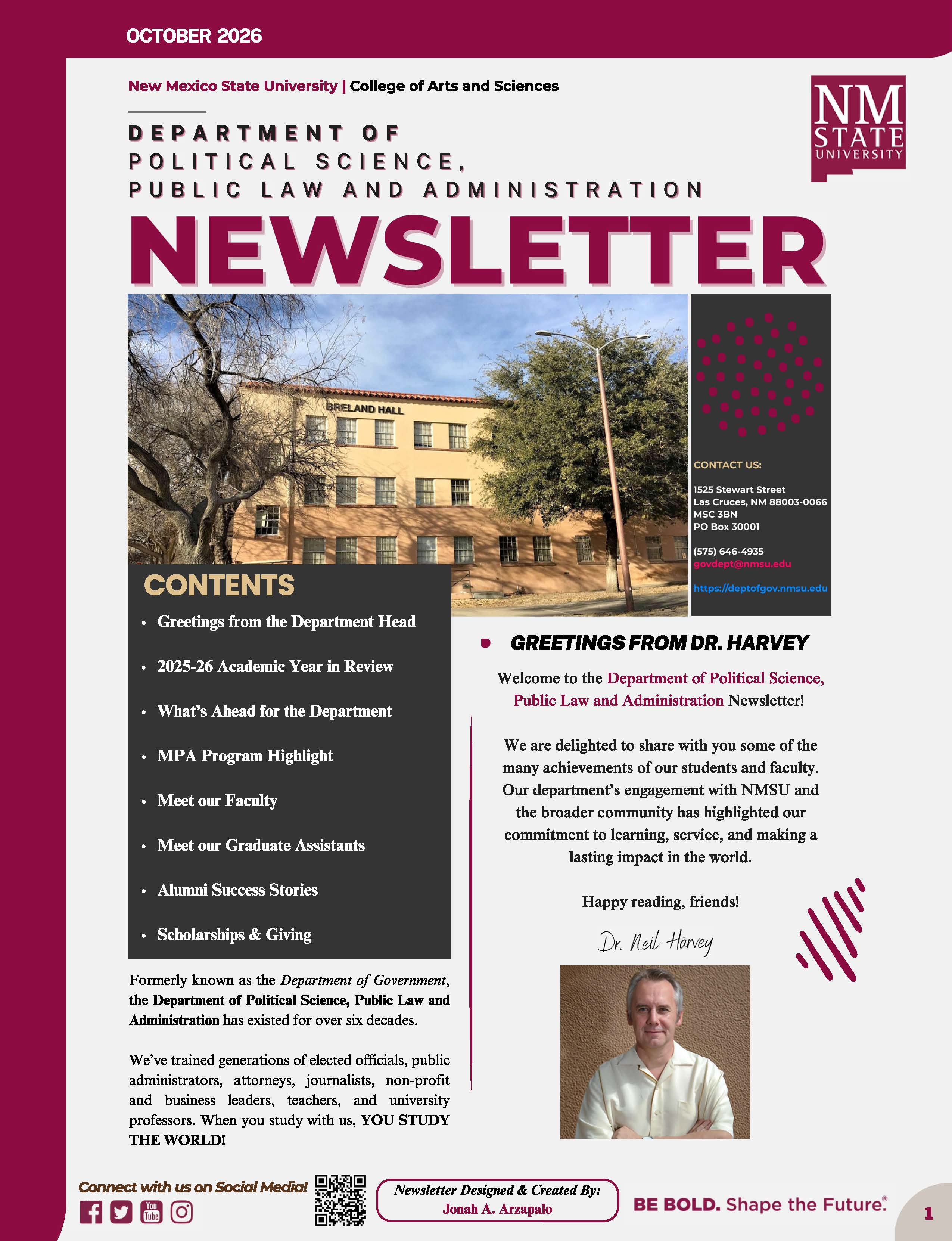 2026 Fall Newsletter